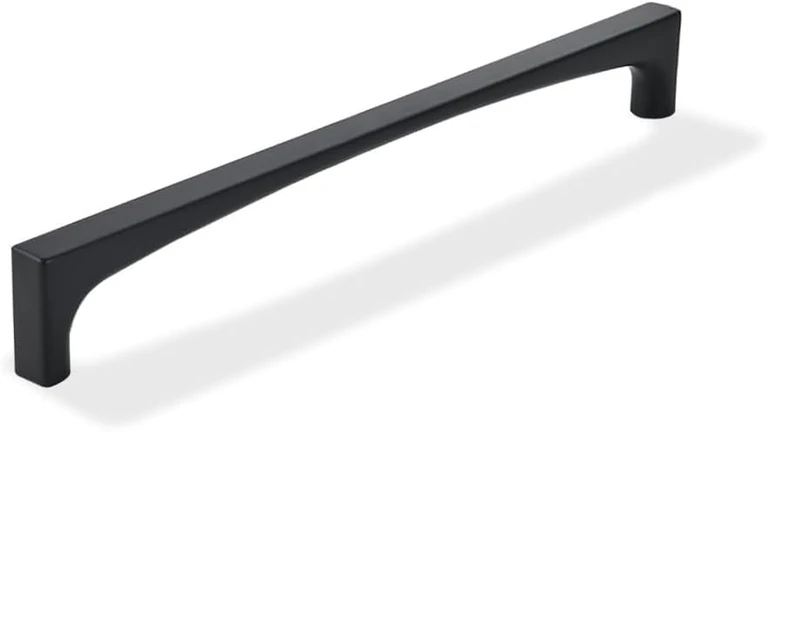 khtumeware 1 Pack Solid Handles Black Appliance Handle Pull 18-Inch(457mm) Matte Black Cabinet Pulls,Heavy Duty Brushed Brass Handles for Kitchen Cabinets, Cupboards, Drawers and Bathroom Hardware