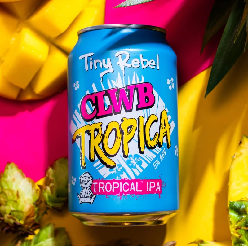 Tiny Rebel Clwb Tropica 24 x 330ml - 5% ABV - Tropical IPA - Craft Beer