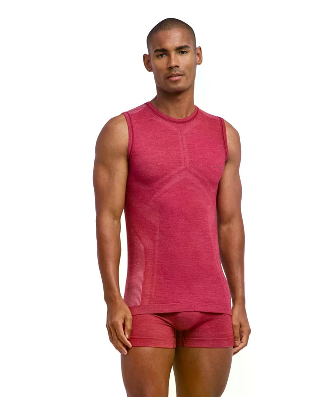 FALKE Men's Wool-Tech Light M S/l Sh Wool Functional Yarn Quick Dry Base Layer Top 1 piece, Red Ruby 8830, XL - Image 1