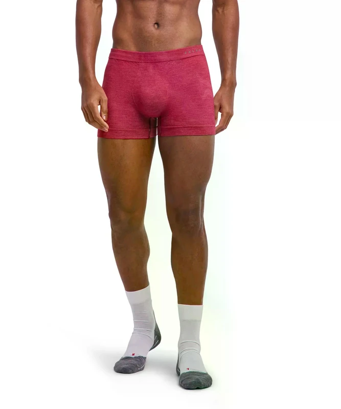 FALKE Men's Wool-Tech Light M Bx Functional Yarn Quick Dry Base Layer Underwear 1 Piece, Red Ruby 8830, S