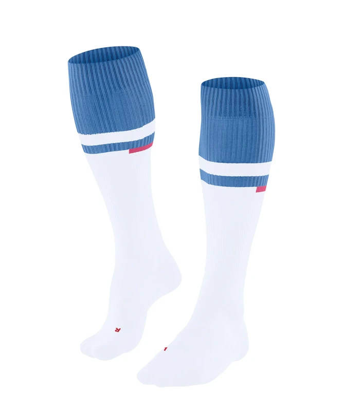 FALKE Men's RU Compression Energy M Kh Functional Yarn With Compression Running Socks 1 Pair, White 2009 - Calf circumference W3, 5.5-8