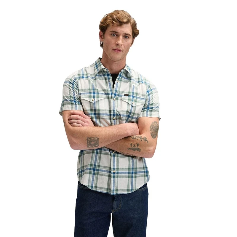 Lee, Men's Shirt SS Western Shirt
