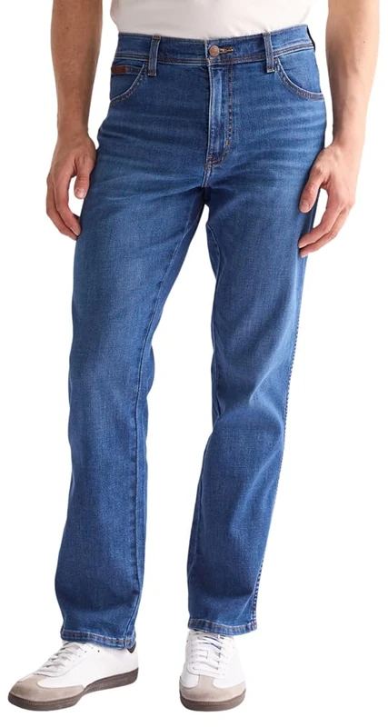 Wrangler Men's Texas Jeans, Mid Visual, 40 W/32 L
