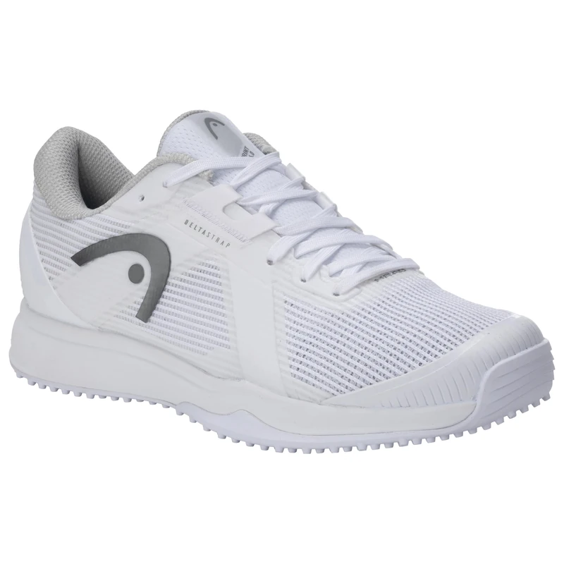 HEAD Sprint Pro 4.0 Grass Women Sneaker, White Grey, 4.5 UK