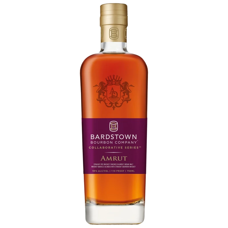 Bardstown Bourbon Company Collaboration – Amrut Cask Finish Bourbon Whiskey, 75cl | 55% ABV | Kentucky Straight Bourbon Finished in Indian Single Malt Barrels | Limited Edition Collector’s Release