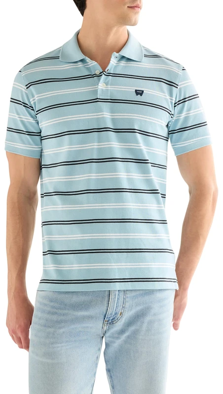 Wrangler, Men's Polo Shirt, Stripe Polo Shirt