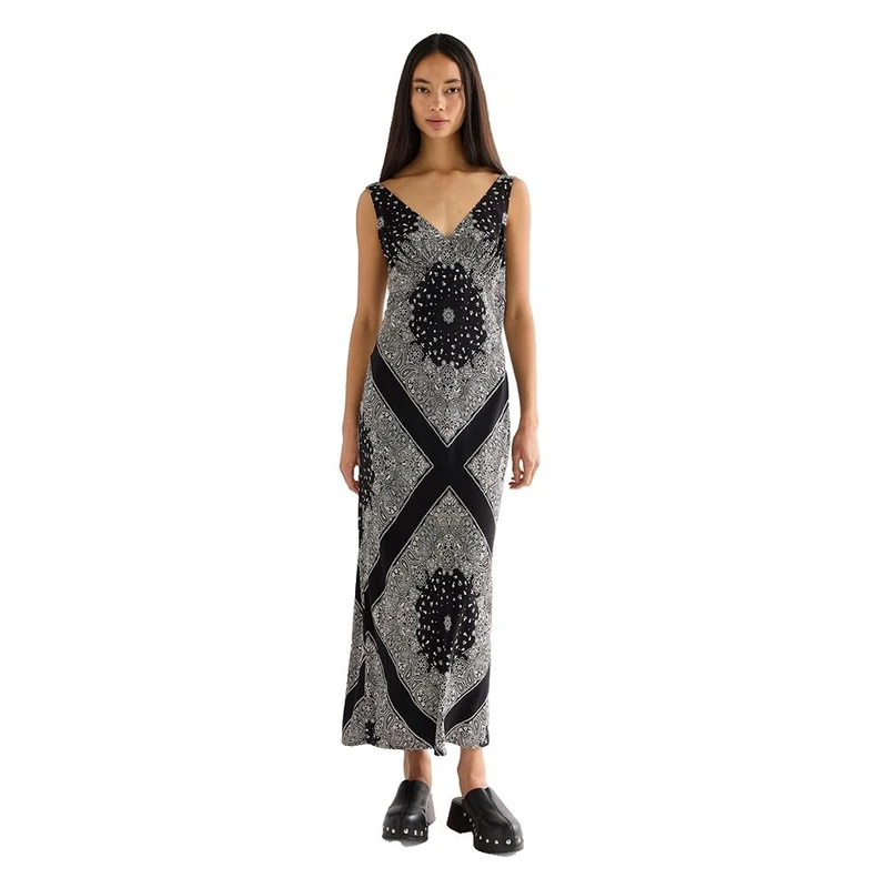 Wrangler BIAS Women's Slip Dress Faded Black