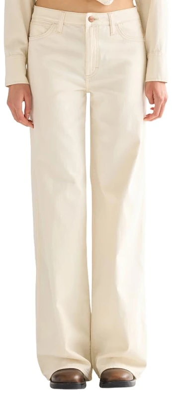 Wrangler World Wide Pants, Ecru, 26W / 32L Women's