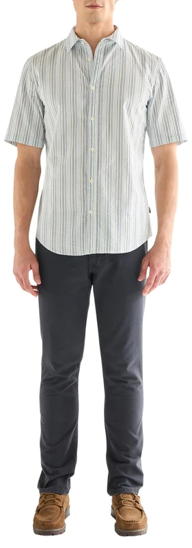 Wrangler Men's Ss Shirt, True Navy, S