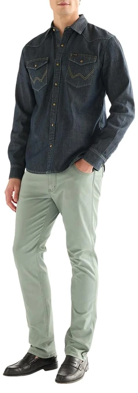 Wrangler Men's Greensboro Pants, Agave Green, 33 W/32 L