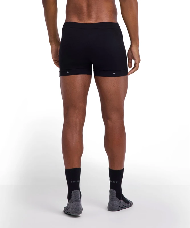FALKE Men's Wool-Tech Light M Bx Functional Yarn Quick Dry Base Layer Underwear 1 Piece, Black 3000, M
