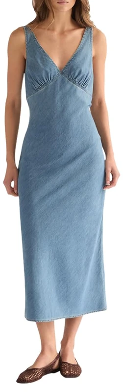 Wrangler Bias Slip Dress Casual Dress, Bohemian Bliss, L Women
