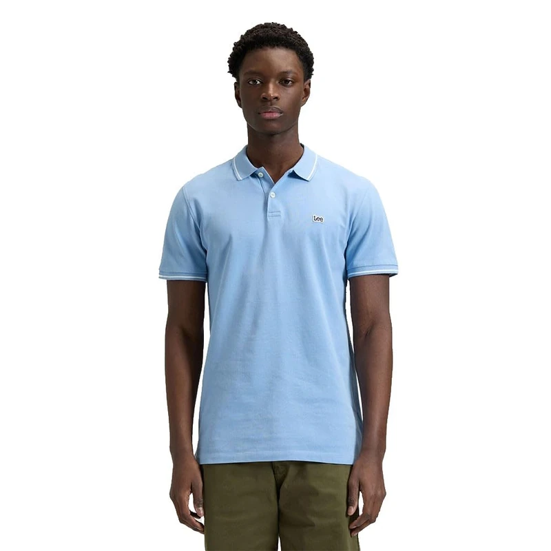 Lee, Men's Pique Polo Shirt - Image 1
