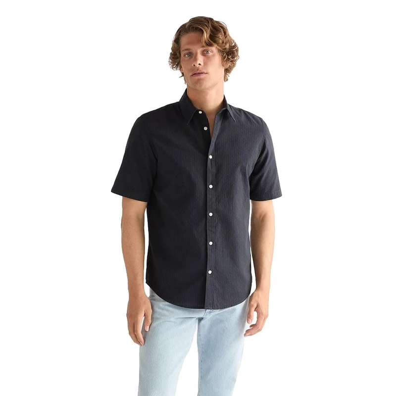 Wrangler SS Shirt T-Shirt, Navy, L Men - Image 1