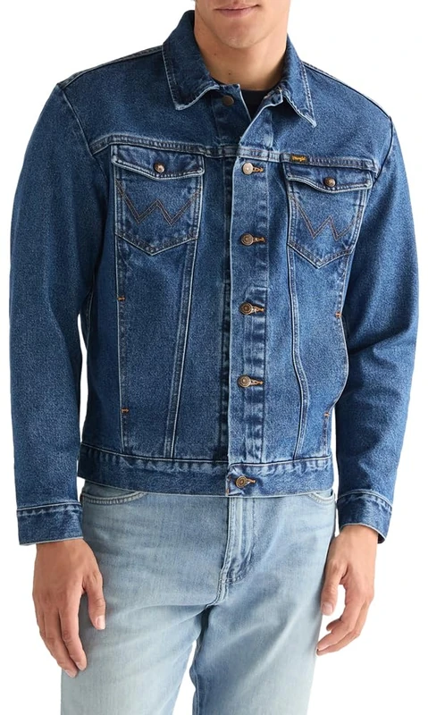 Wrangler Cowboy Cut Jacket Jacket, Washed, Men's L