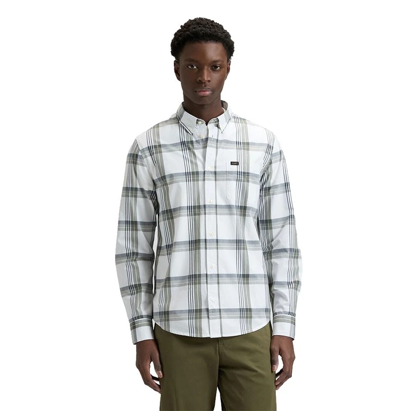 LEE - Shirt Men - Regular Fit - Lee Button Down - Lichen Navy Plaid
