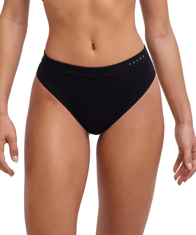 FALKE Women's Wool-Tech Light W Bhp Functional Yarn Quick Dry Base Layer Underwear 1 Piece, Black 3000, L