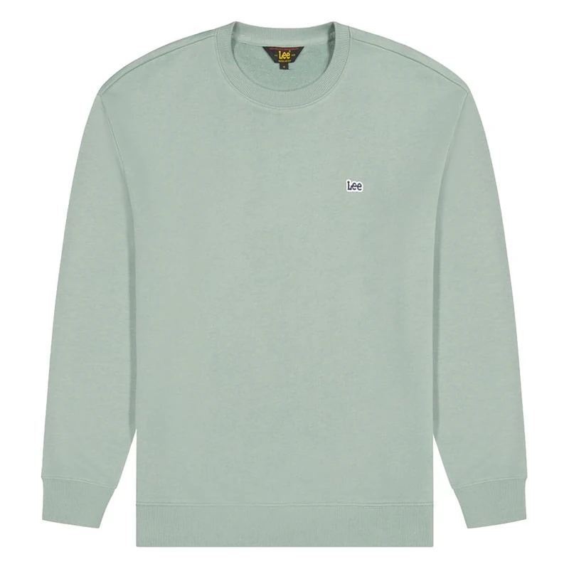 Lee Men's Patch Crew SWS Sweatshirt, Desert Sage, M - Image 1