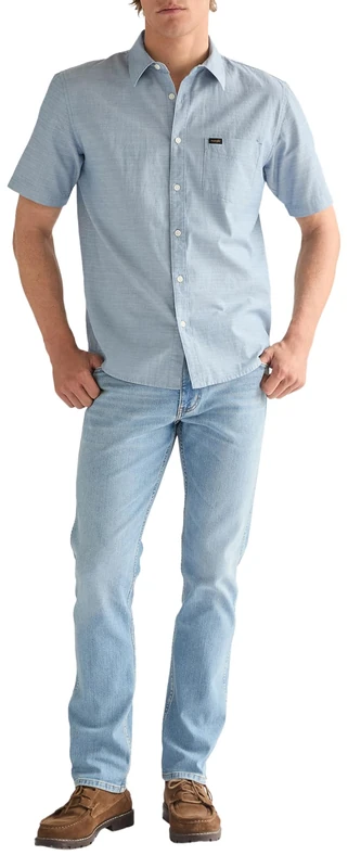 Wrangler, Greensboro Airy Blue Men's Jeans, Regular Fit, Straight Leg