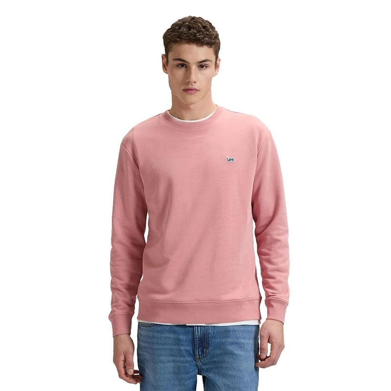 Lee Patch Crew SWS Sweatshirt, Mallory, L for Men