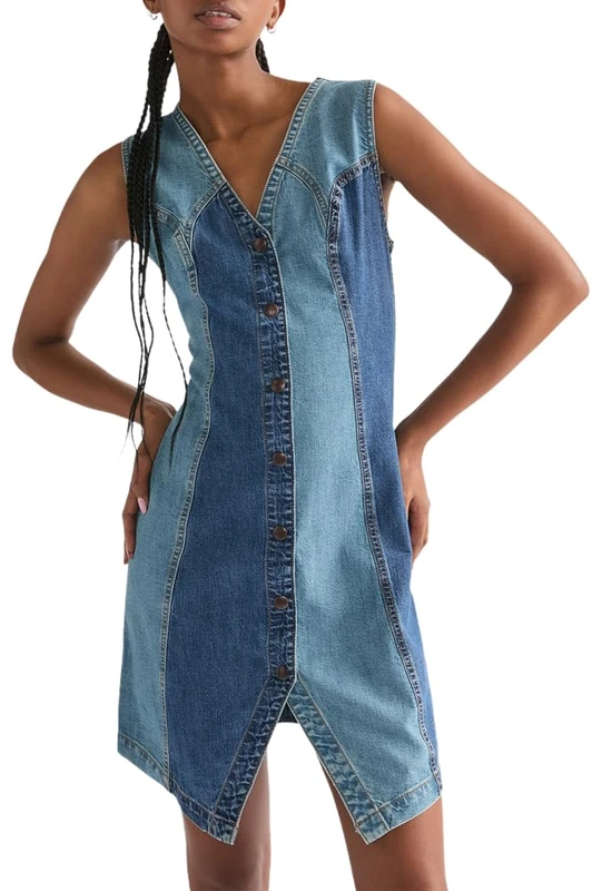 Wrangler Women's Patchwork Vest Dress