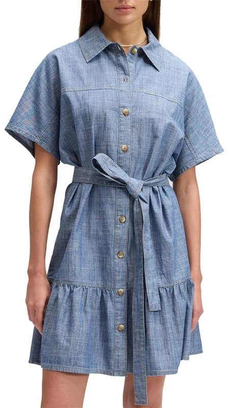 Lee Women's Tiered Dress Indigo PREP - Image 1