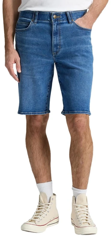Lee, Men's Jeans, XM 5 Pocket Short Believe Blue, Regular Fit