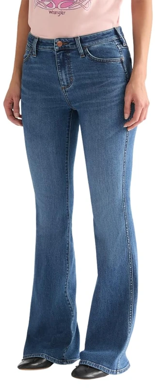 Wrangler Women's Montana Jeans, Sparrow, 31W x 34L