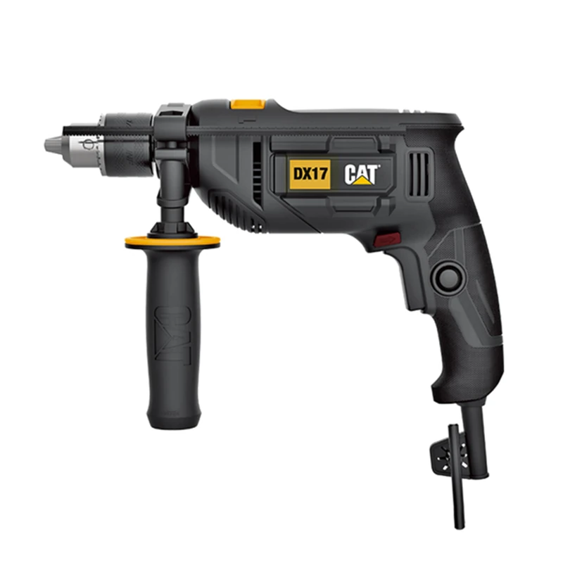 CAT DX17 Impact Drill 750W 13mm | 3000 RPM | 48000 BPM | 3-in-1 Drill Hammer Screwdriver | 30mm Wood 16mm Masonry | Variable Speed | Lock-On | Depth Gauge Included