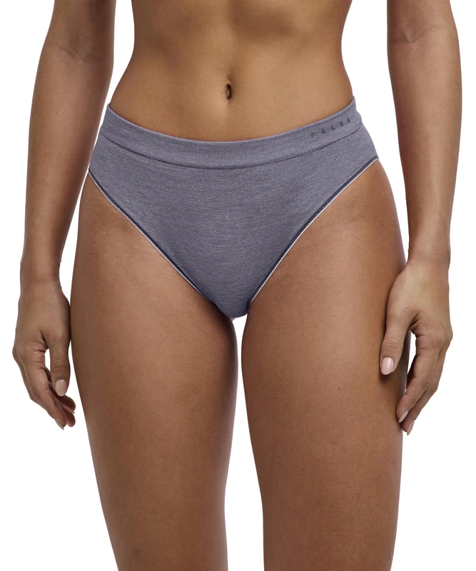 FALKE Women's Wool-Tech Light W Bhp Functional Yarn Quick Dry Base Layer Underwear 1 Piece, Grey Grey-Heather 3757, XL