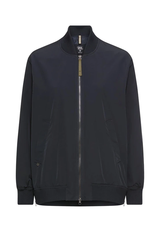 camel active Women's 320390-7r24 Down Alternative Coat, Navy Blue, 20