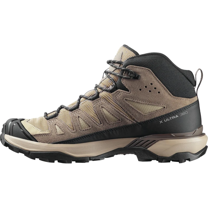 Salomon X Ultra 360 Leather Mid Gore Tex, Waterproof Men's Hiking Shoes, with Full Lateral Stability