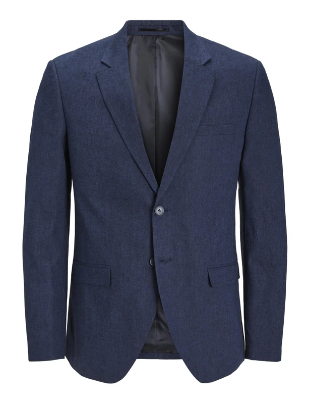 JACK & JONES Jprmartin Summer BLZ Linen Blend No06 Sn Dark Navy