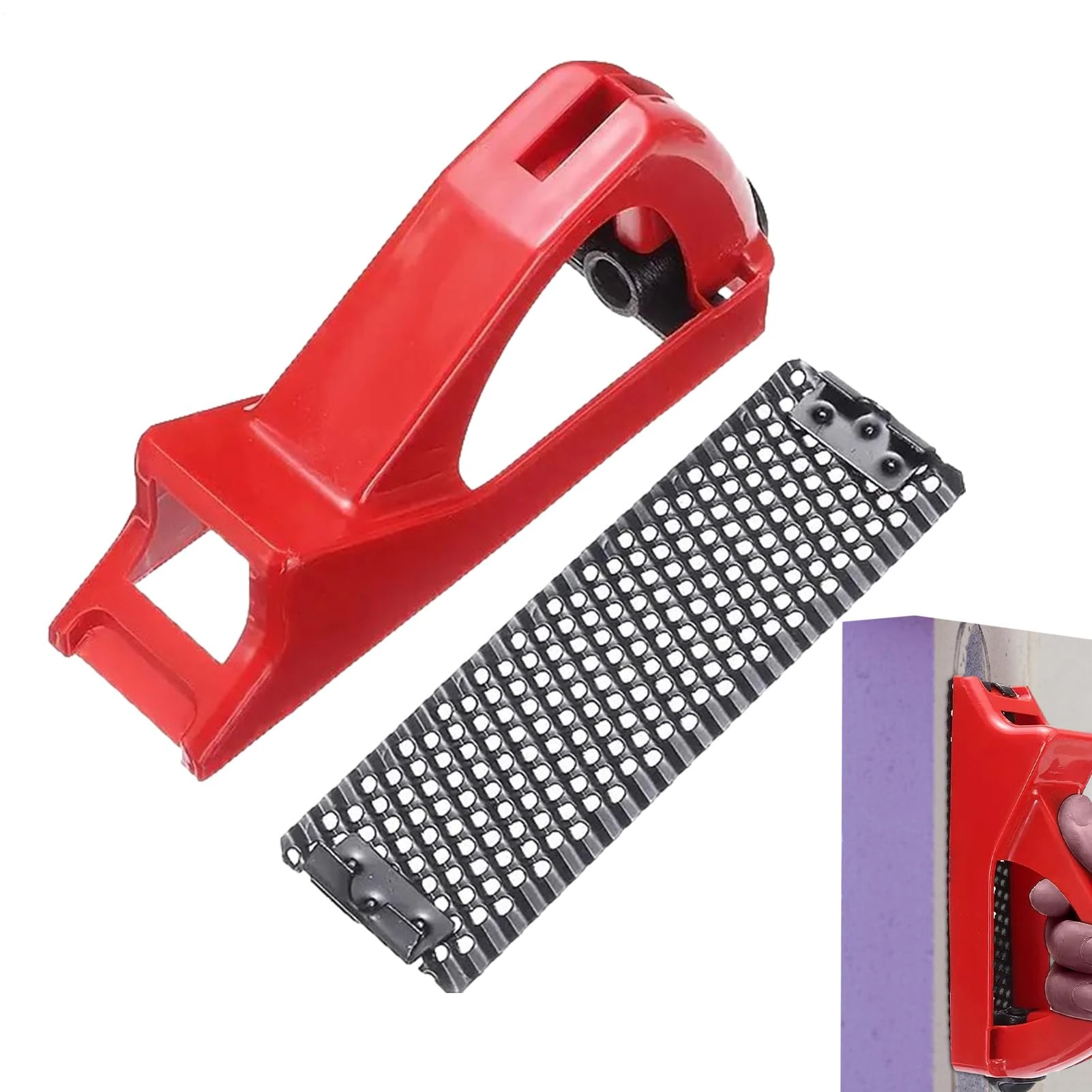 Plasterboard Fast Cutter - ABS Lightweight Gypsum Board Rasp | Time-Saving Plasterboard Edger for Woodworking Finishing Tools and Drywall Trimmer | Portable Hand Plane Edge Chamfer