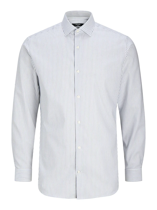 JACK & JONES Jprblaparker Shirt L/S Noos Faded Denim