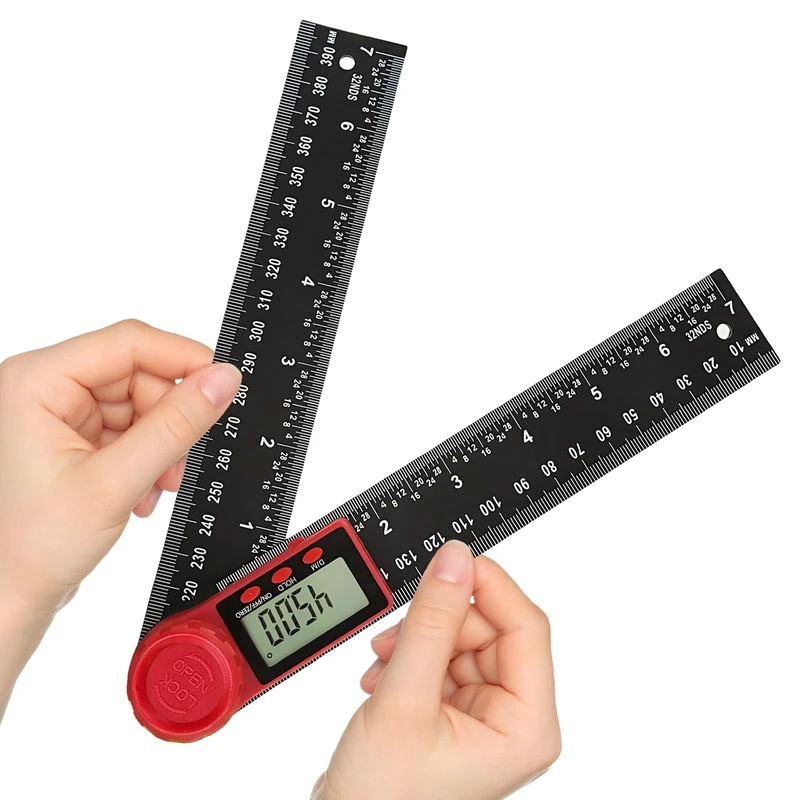 Flintronic 7"/200mm Digital Angle Finder Protractor with LCD