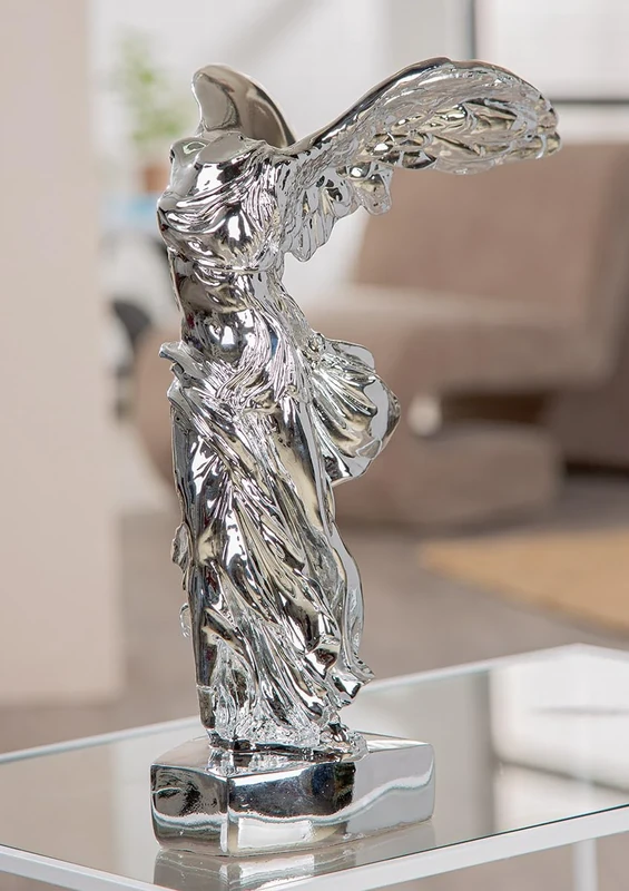 GILDE Decorative Figurine, Resin, Silver Colours, 33 (EU)