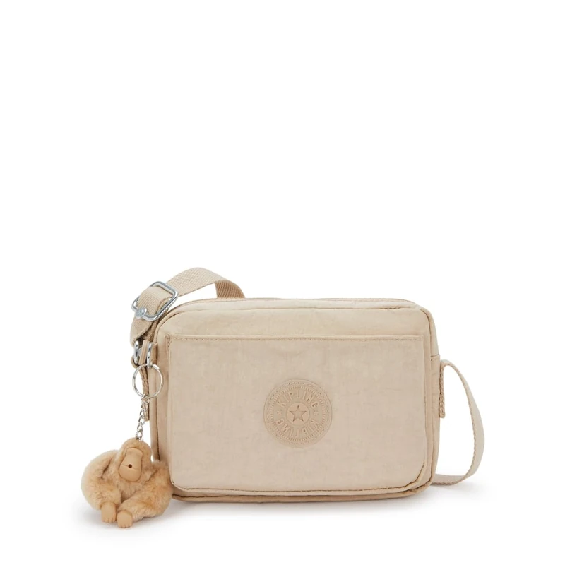 Kipling ABANU Small crossbody, Sparkled Beige (Beige)