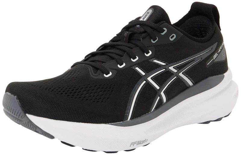 ASICS Mens Gel-Kayano 31 Sneaker, Black White, 10.5 UK