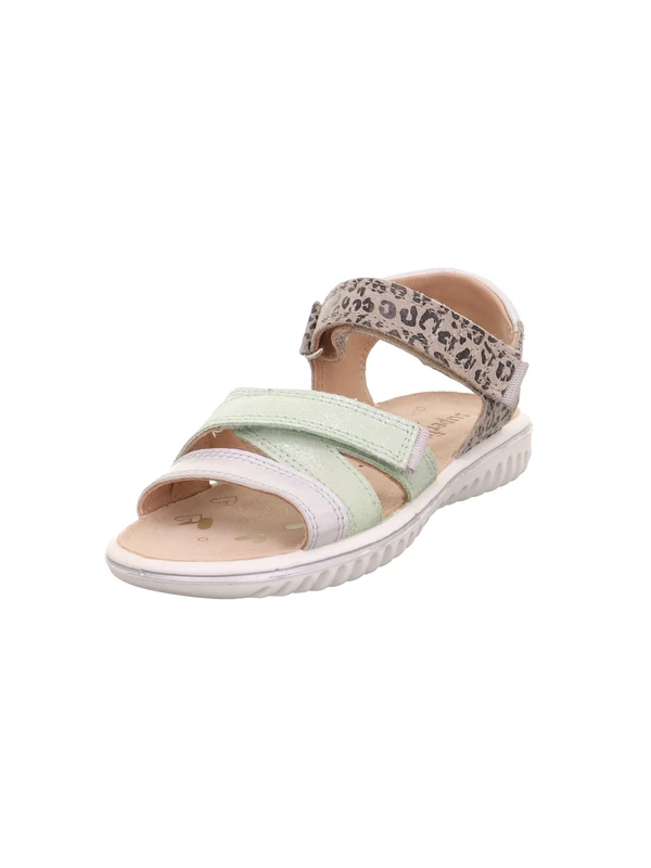Superfit Sparkle Sandals, Light Green/Beige 7500, 38 EU