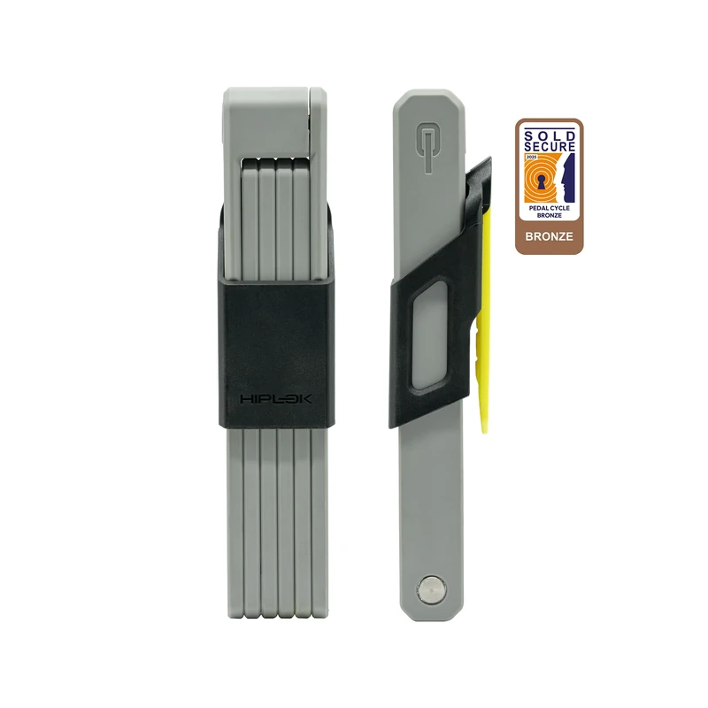 Hiplok TRK1 Switch 105 Folding Lock, Grey, 105 cm Sluitingsbereik
