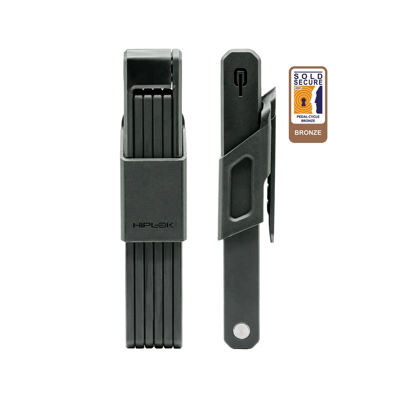 Hiplok CP1 Switch 105 Folding Lock, Black, 105 cm Sluitingsbereik