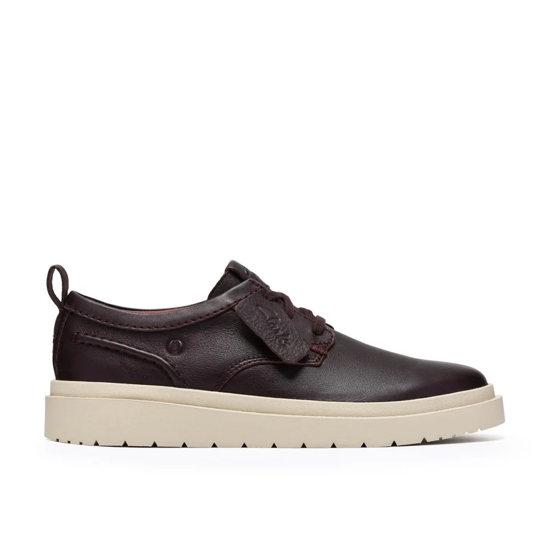 Clarks Polden Lace Mens Brown Leather, 10