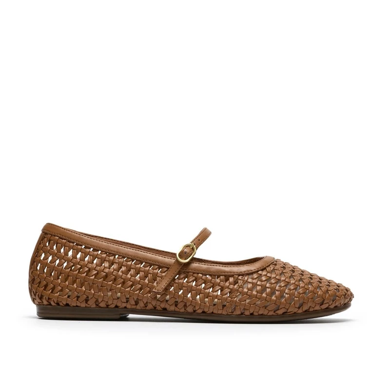 Clarks Livia Sky Womens Tan Weave, 4.5