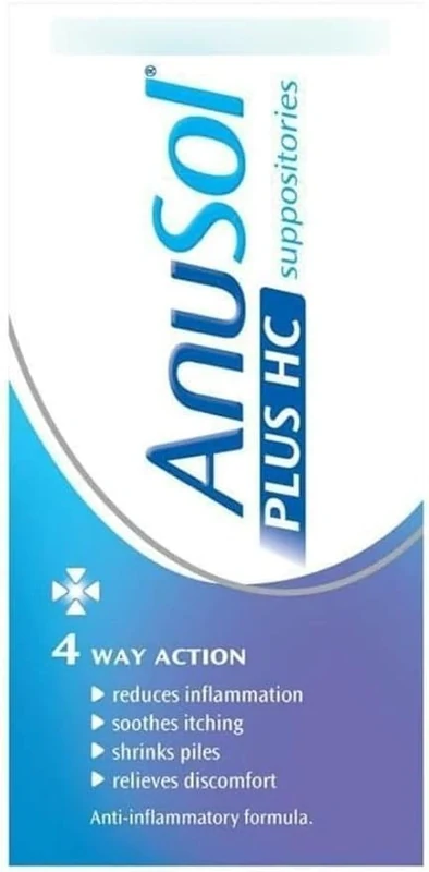 Plus HC Hemorrhoid Relief Suppositories, 12 Suppositories