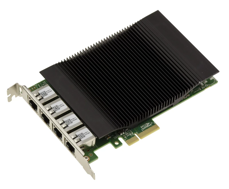 KALEA-INFORMATIQUE PCIe x4 Network Controller Card with 4 Ports 2.5 Gigabit Ethernet RJ45 with Intel I226 Chipset Industrial Range Support 10 100 1000 1G 2.5G - Image 1
