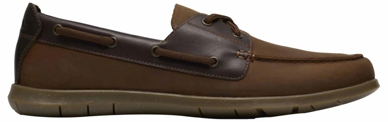 Clarks Flexway 2Eye Mens Brown Nubuck, 9