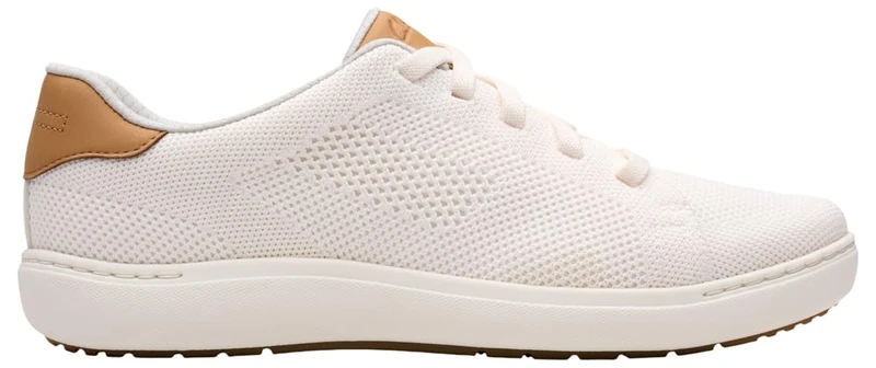 Clarks Nalle Walk Womens White Knit, 4