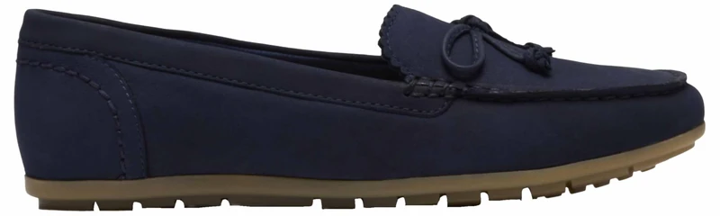 Clarks Elliotte Sail Womens Navy Nubuck, 5.5