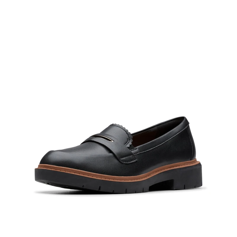 Clarks Westlynn Glow Womens Black Leather, 5